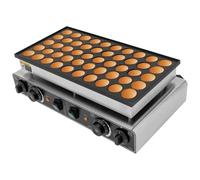 Pink Beryl 50-Hole Waffle Maker, 4.5cm Pancake Dia, Equipped with A Control Panel, One-Touch Power Switch, Smart Control of Temperature and Time, Suitable for Restaurants, Schools, and Other Venues