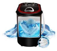 Pink Beryl Mini Automatic 3kg Shoe Washing Machine, 360° Washing, Spinner, Intelligent, Lazy, 240W