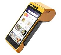Pink Beryl Mobile Smart Payment Portable Terminal, Bluetooth Printing Cash Register All in One Touch Smart Pos Machine, Portable