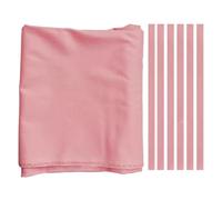 Pink Billiards Pool Table Cloth with 6 Cloth Strips, 9 Ft Professional Pool Table Felt Indoor Pool Tablecloth for Bars/Clubs/Hotels