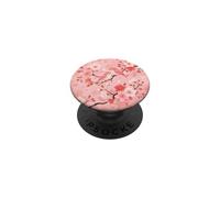 Pink Birds Sakura Cherry Blossom Branch Watercolor Spring PopSockets Adhesive PopGrip