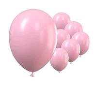 Pink Birthday Balloons 12 inch Strong Pink Latex Balloons Round Balloons For Pink Birthday Decoration Weddings Bridal Shower Romantic Decorations Party Supplies 100 pack