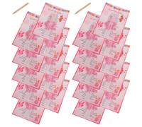 Pink Birthday Card Game Set for Sleepover Party Dual Sided Paper Cards | Includes 20 Cards with Party Game Pencil, Reusable Design, Easy to Store and Transport, Stylish Birthday Trivia