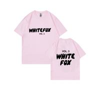 (Pink [Black Label], M) Unisex Fashion Casual Short Sleeve T-Shirt, Independent Site Brand Logo Printed Cotton T-Shirt