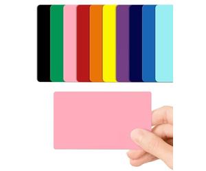 Pink Blank PVC Cards Plastic - Pack of 100 by CKB LTD 760 Micron Standard CR80 ID Credit Card Size 86 x 54mm - Printable Ideal for overprinting in Any Desktop ID Card Printers (Pink Gloss)