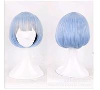 Pink Blue Color Rem Cosplay Wig or Ram Cosplay Wigs Zero Starting Life in Another World Costume Play Halloween Costumes 584 2 adult
