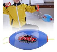 Pink Blue Jumbo Speed Ball Interactive Pulling Toy for Children and Adults, Made of PE Plastic Material, 7.1x3.9inch (Blue)