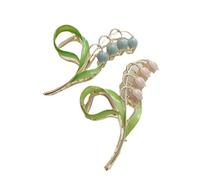 Pink+Blue Lily of the Valley Flower Hair Claw Clips Large Metal Claw Clip Orchid Clips Lily Pine Clip Styling Accessories for Thick and Thin Hair Clips and Hair Clips
