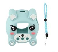Pink Blue Silicone Skin for Punirunes Interactive Toy(Blue)