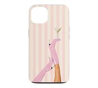 Pink Boot Cowgirl Martini Cocktail Retro Coquette Aesthetic Case for iPhone 13