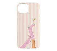 Pink Boot Cowgirl Martini Cocktail Retro Coquette Aesthetic Case for iPhone 15 Plus