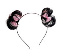 Pink Bow Headbands Funny Sprout Headwear Plaits Hair Bands Accessories