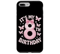 Pink Bow It's My 8th Princess Birthday Girl Case for iPhone 7 Plus/8 Plus