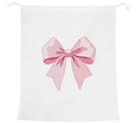 'Pink Bow' Laundry/Washing/Storage Bag (LB00035607)