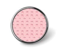 Pink Bow Polka Dots Print Enamel Pins for Backpack - Cute Jacket Coat Hat Bags Badge Pins, Funny Unique Novelty Button Pin Women Men Fashion Jewelry Accessories