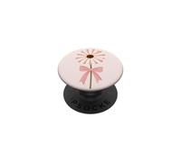 Pink Bow Tied Round a Daisy Girlie for girls, teens PopSockets Adhesive PopGrip