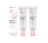 Pink Brightening Sunscreen, Matte Finish Face Sun Cream, Daily Facial Sun Cream, Ultra-Light Texture, Evens Skin Tone, Face & Neck for All Skin Types, Cruelty-Free, Vegan (2)