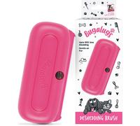 Bugalugs Deshedding Brush for Dogs, Cats, Horses - Pet Grooming Tool that is Gentle & Effective With Wide Shallow Comb, Smooth Groomer for Dog, Cat and Horse