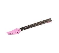 Pink Burst Crack Guitar Neck Replacement 24 Fret Electric Guitar Neck DIY Guitar Repair Accessory Rosewoods Fingerboard