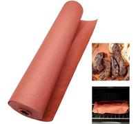 Pink Butcher Paper BBQ Kraft Paper 43.5 cm x 15 m, Butcher Paper BBQ Accessories Complete Natural and Unbleached