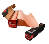 Pink Butcher Paper - for Meat Smoking and Barbecue - Heavy Duty Unwaxed Food Grade Paper - Smoker Safe - Use Wrap While Cooking for Tender Meat - Unbleached 17.25" x 175' Roll with Dispenser