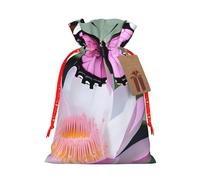 Pink Butterfly 1 Print Gift Drawstring Bags Reusable Present Sack Versatile Birthday Holiday Party Favors