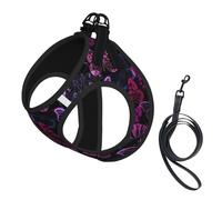 Pink Butterfly Compact Pet Suspender Vest-The Perfect Small Pet For A Comfortable Walk