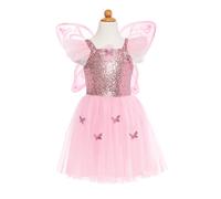 Pink Butterfly Dress & wing, Size Us 5-7 Years