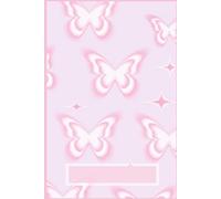 Pink Butterfly Sketchbook: Cute Aesthetic Drawing Book with 110 Blank Pages for Sketching, Doodling and Creative Ideas