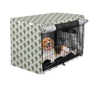 Pink Cactus Dog Crates Covers Puppy Wire Cage Covers Rollers Shades 48 Inch
