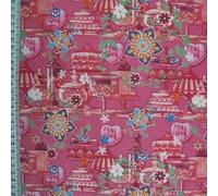 Pink Cakes and Bakery Cotton Fabric - 100% Cotton Fabric - 58” Wide, 160gsm, Cut by The Yard