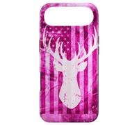 Pink Camo American Flag Deer Antler Hunting Design Case for iPhone Air