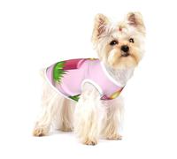 Pink Candle Small Cotton Dog Vest M - Breathable, Comfortable, Stylish Apparel for Pets