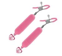 pink Candy Crush Pink Vibrating Nipple Clamps