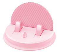 (Pink) Car Phone Mount - 360 Degree Adjustable Cellphone Holder | Dashboard Navigation Bracket, Anti-Slip Phone Stand with Cable Management Base for Truck