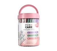 Pink+CARE Functional Soft Cat Treats - Mixed Flavors， 50 Sticks × 15g - Zero Additives， Grain-Free & Gel-Free - Urinary， Immune & Digestive Care - Trusted Canadian Pet Brand