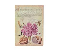 Pink Carnation (Mira Botanica) Midi Lined Softcover Flexi Journal (Elastic Band Closure)