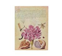 Pink Carnation (Mira Botanica) Ultra Lined Softcover Flexi Journal (Elastic Band Closure)