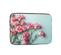 Pink Carnations_4 Laptop Inner Bag, Shockproof and Portable Oxford Cloth Protective Cover Bag, Durable, Suitable for Business Office and Travel