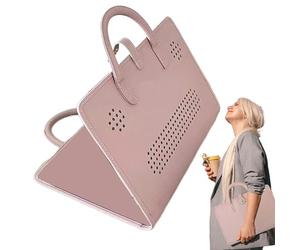 Pink Case - Pink PU Leather Outer Protector with Handle, Carry Case for, Waterproof Accessory for Tabl