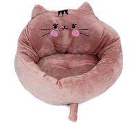 Pink Cat Bed for Cats & Small Dogs - Padded Cushion, Anti-Slip, Washable 30, 43x21x45cm FED 67212