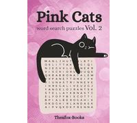 Pink Cats Word Search Puzzles Vol.2