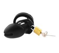 Pink Chastity Cage,Silicone Cock Cage for Men Breathable Chastity Devices Lightweight Couples Bondage Sm Sex Toys Black Short