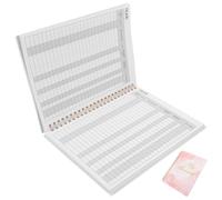 Pink Check Register Book, 60 Pages, Compact Paper Financial Tracker