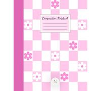 Pink Checkerboard Dot Grid Composition Notebook: Dot Grid Notebook for Journaling, School, Planning & Organized Note Taking | 100 Pages | 7.5 x 9.25