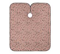 Pink Cheetah Leopard Print Animal Hairdressing Apron Adjustable Haircut Capes Lightweight Hair Cutting Gown For Salon Barbershop Barbers 140X168Cm