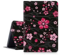 Pink Cherry Blossom Case for 8.3 inch Apple iPad Mini 6 2021Release (6th Generation), Shockproof PU Leather Folding Adjustable Stand Case with Auto Sleep/Wake for ipad Mini 6