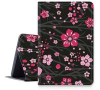Pink Cherry Blossom Case for iPad Pro 13 inch M4 2024, Shockproof PU Leather Folding Adjustable Stand Case with Auto Sleep/Wake for 13" iPad Pro M4 2024