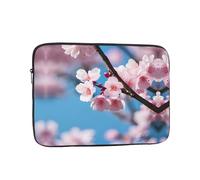 Pink Cherry Blossoms Print Laptop Case â€“ Slim & Lightweight Computer Sleeve Fits 15 inch 10-17 Inch Laptops, Perfect for Travel