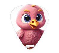 Pink Chick Printed pick set - 12 pieces, thin, medium and thick guitar picks, suitable for guitar, bass, electric guitar and ukulele